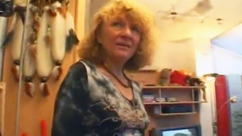 German Granny Turns Into Slut In Her Home