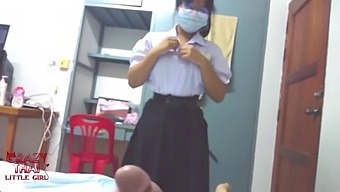 Cute Thai Student Teen Glass Student Have Sex With His Friend