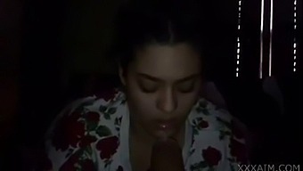 Interracial Porn Featuring An Arab Babe Giving A Mind-Blowing Blowjob