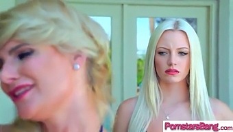Four Kinky Pornstars Ride Big Cocks In Hd Video