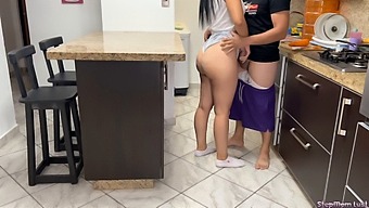 Amazing Stepmom'S Cooking And Big Ass: Taking Advantage When She'S Home Alone