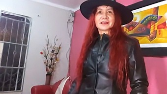 The Gorgeous Milf Goddess Turns Into A Seductive Halloween Witch