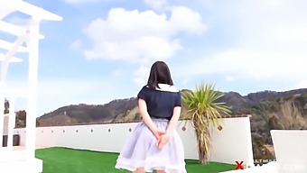 Enjoy The Seductive Curves Of Akane Sagara'S Body As She Sways In Milk