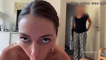 Stepmom Joins In On Oral Sex Session With Stepdaughter And Boyfriend