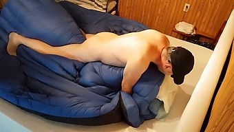 Intimate Encounter With Avian Companions On A Bedding, Resulting In A Blanket Covered In Semen