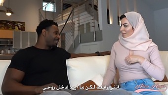Exclusive Alina Angel In Hijab Enjoys Big Black Cock In Hd