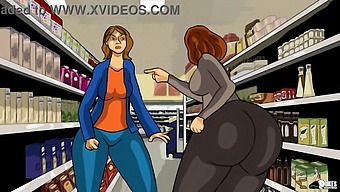 Mrs. Keagan With Large Buttocks Faces Difficulties At The Grocery Store (Proposition Series, Episode 4)
