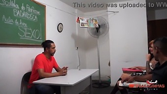 Teacher Rubens Badaro'S Provocative Encounter With A Naughty Student In Badaro
