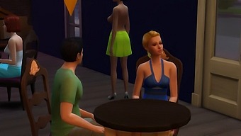 Passionate Lovemaking During A First Encounter At A Diner
