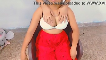 Landlady'S Unexpectedly Large Breasts Revealed During Unexpected Massage With Soniya