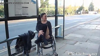 Disabled Pornstar Exhibits In Public: A Thrilling Experience